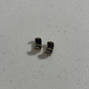 Pandora Polished Feathered Clip Charm
Sterling Silver Pair